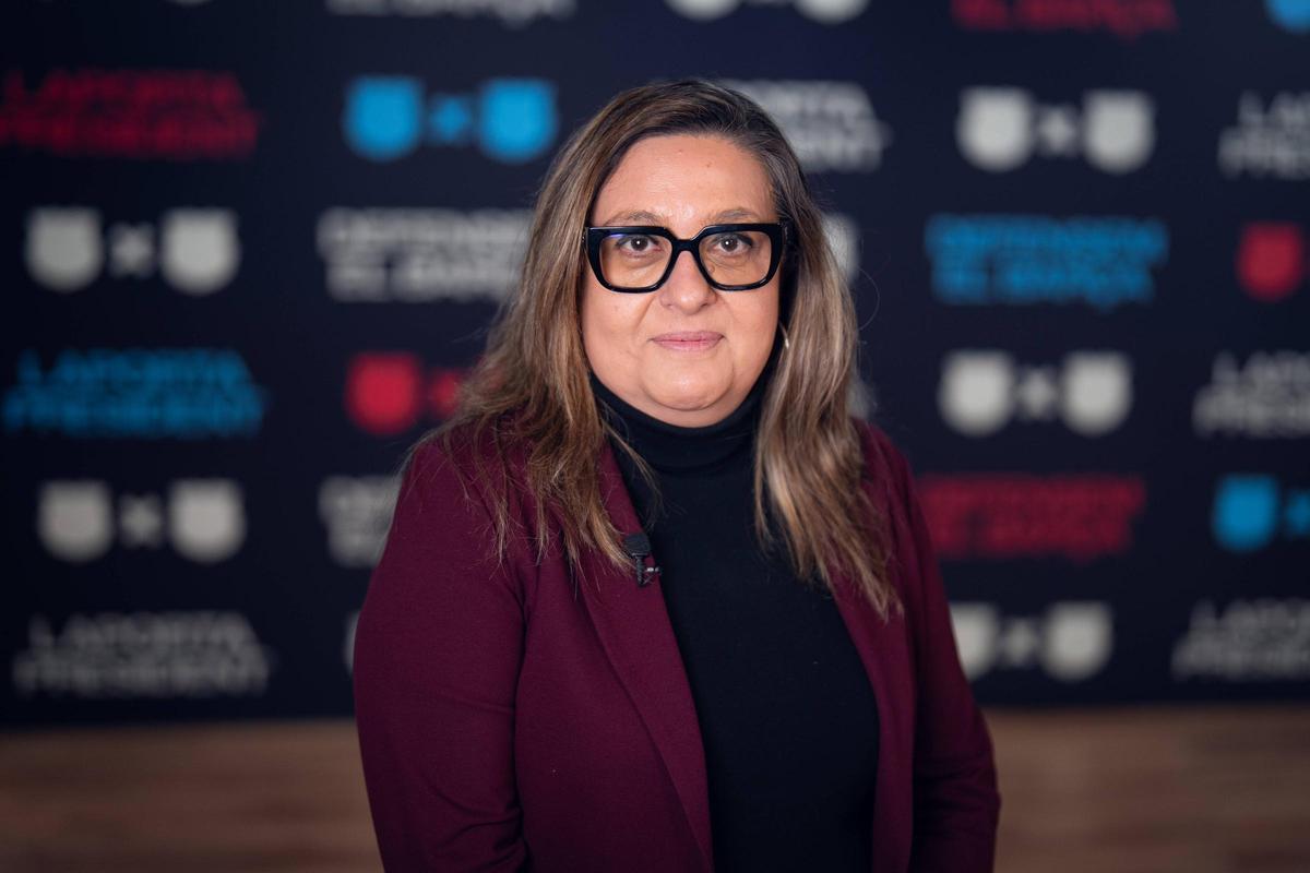 Elena Fort, integrante de la candidatura de Joan Laporta.