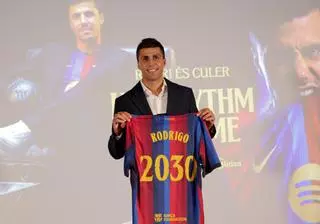Rodri firma por el Barça: "Era mi primera opción"