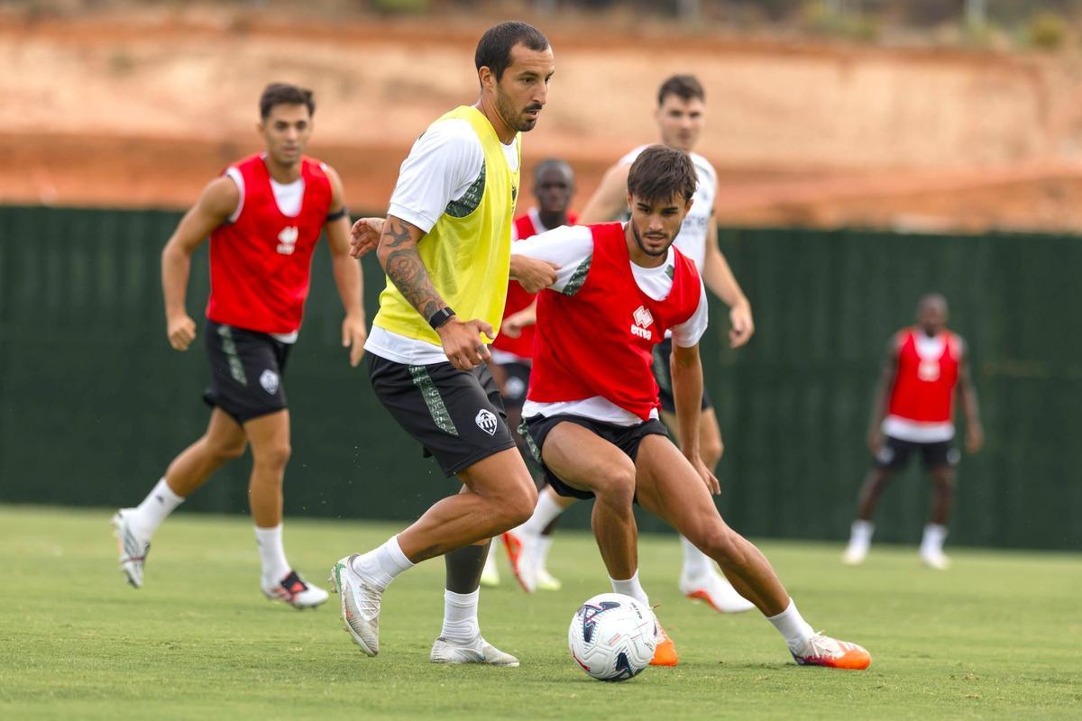 Ceccherini ya se ha ejercitado con sus nuevos compañeros.