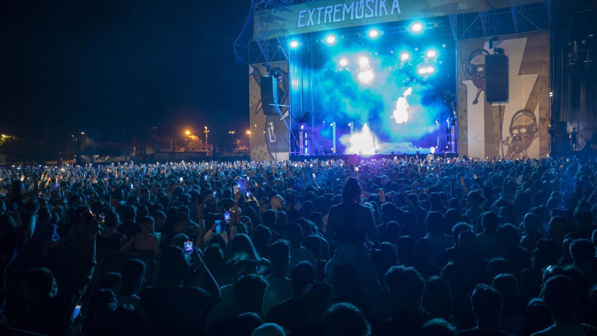 El aforo, durante el concierto de Bad Gyal.