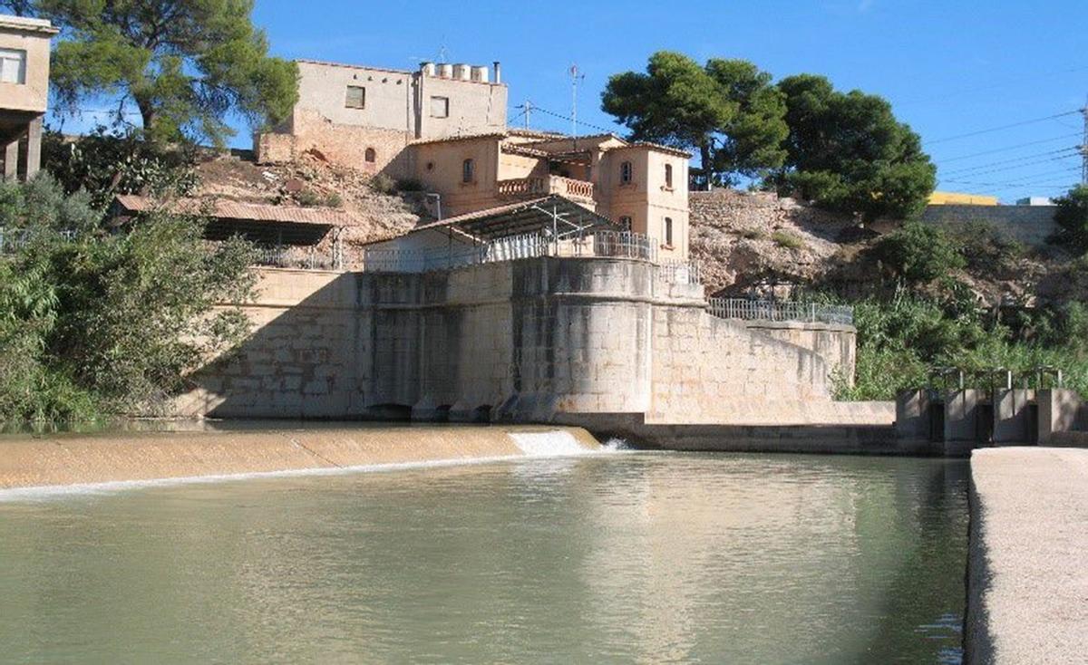 Foto de archivo del azud de Almassora.