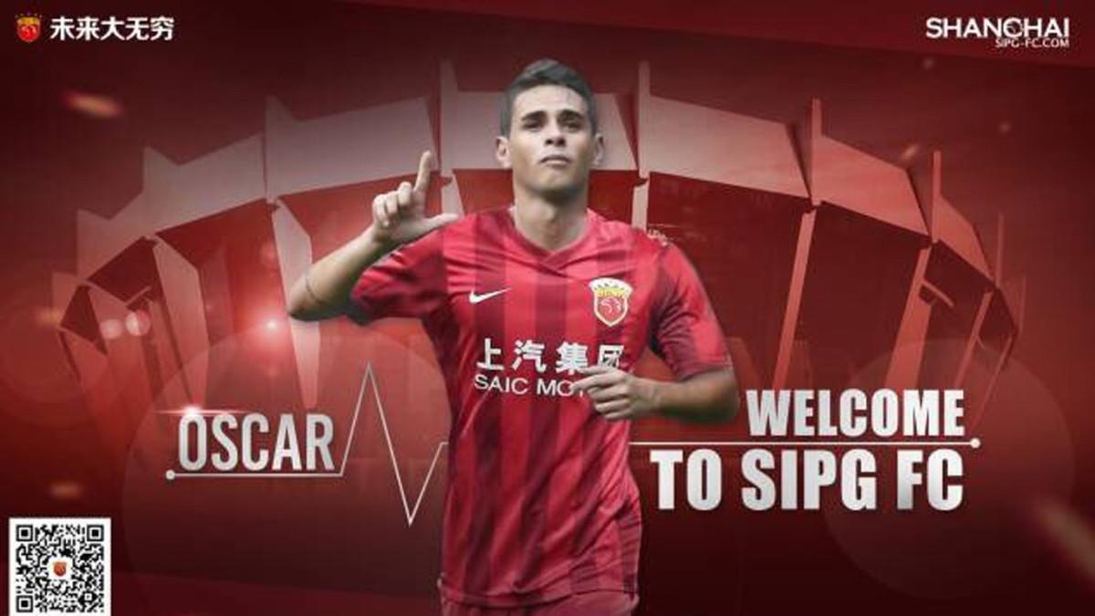 Oscar es nuevo jugador del Shanghai SIPG.