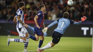 Remiro: El Barça tuvo estrategia, calidad y fortuna en los goles