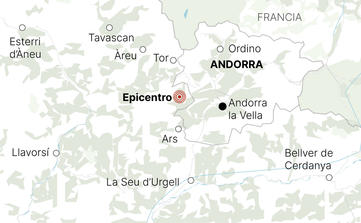 Un terratrèmol de magnitud 3,6 sacseja l’Alt Urgell i Andorra