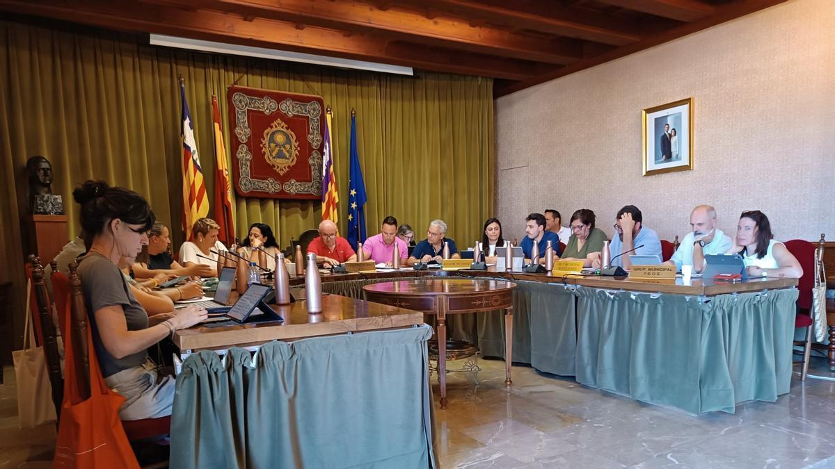 Una imagen del pleno celebrado este miércoles en Sóller.