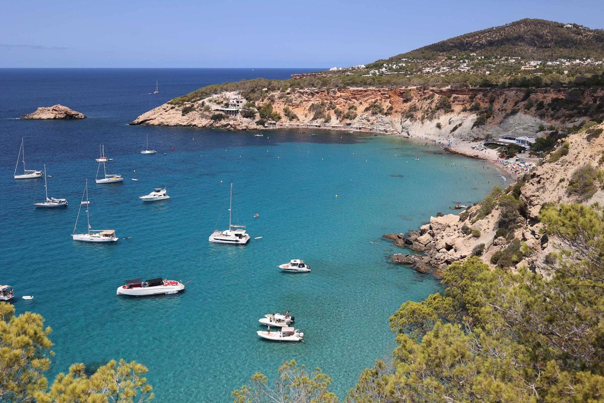 Imagen de Cala d'Hort el pasado mes de agosto.