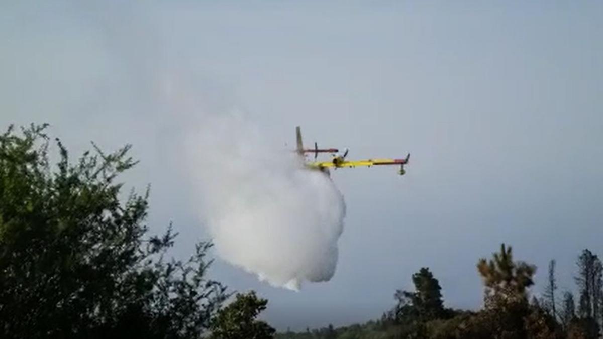 Incendio de Tenerife, imágenes aéreas