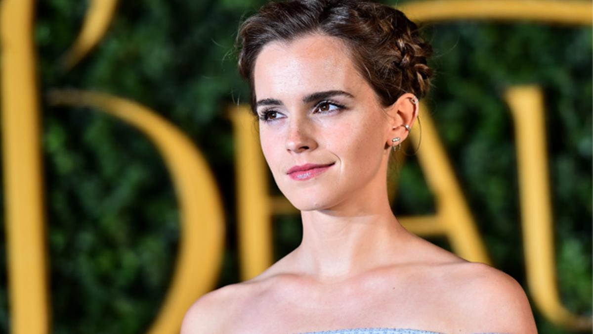 Emma Watson en Londres presenta 'La Bella y la Bestia'