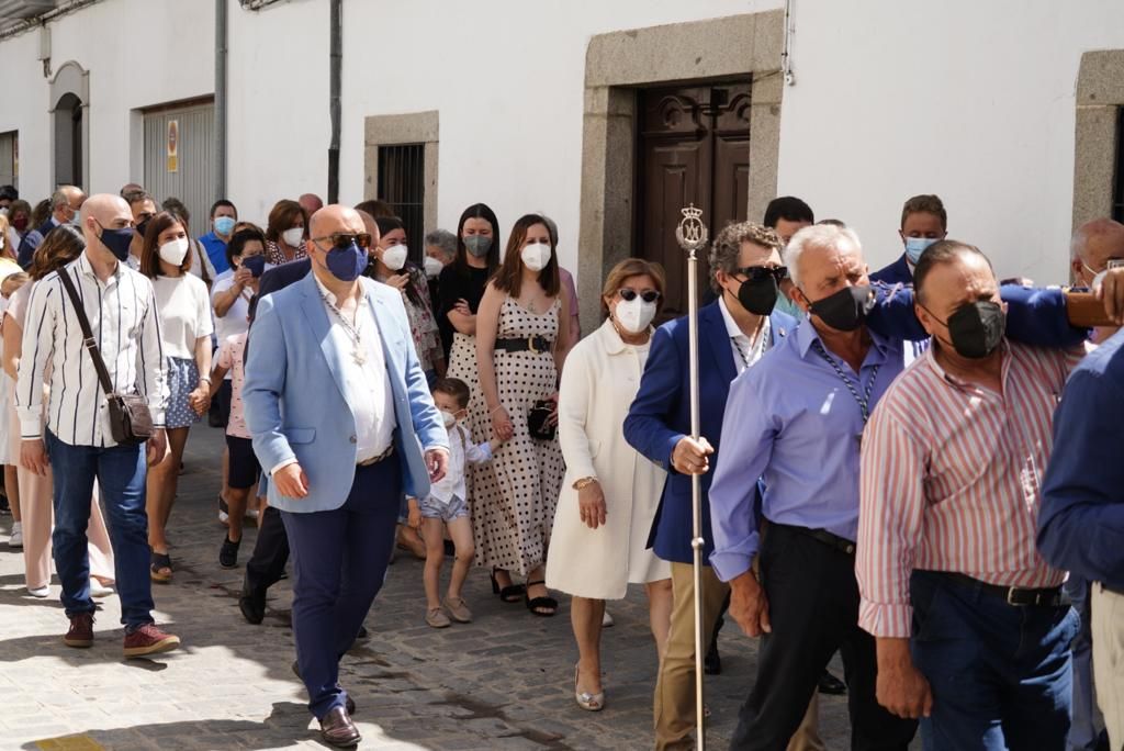 La Virgen de Luna procesiona en Villanueva de Córdoba