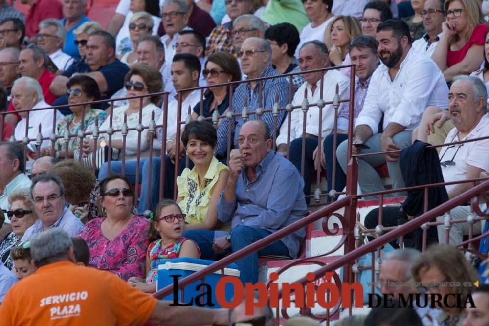 Ambiente en la corrida de rejones de la Feria de M