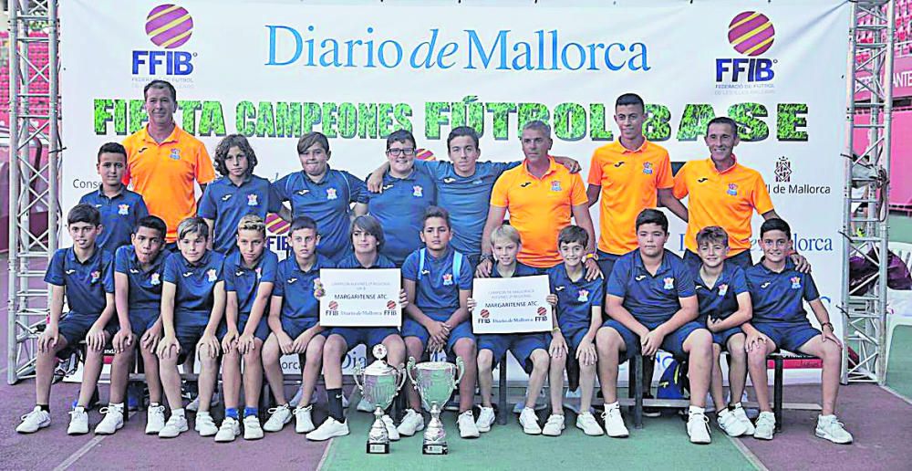 CAMPEÓN: Margaritense. Atlético Alevín Segunda Liga B y Mallorca