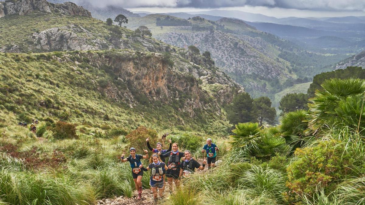 Un grupo de corredoras, durante la Galatzó Trail 2022