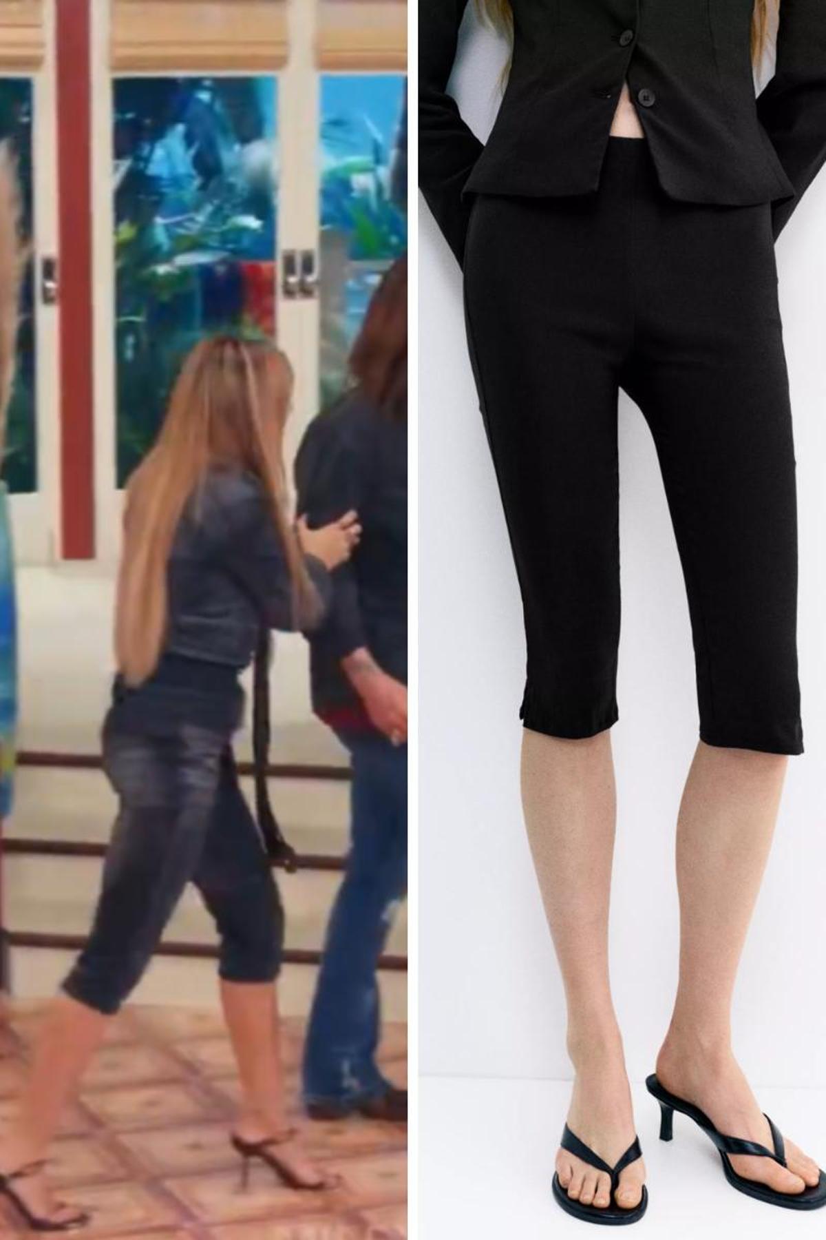 Pantalones capri al puro estilo de Hannah Montana