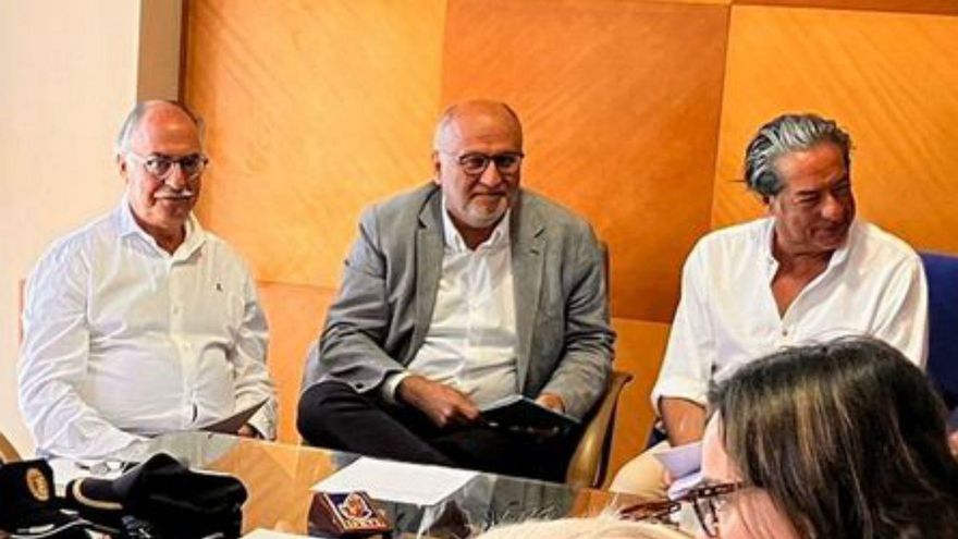 Abel Losada, durante la reunión celebrada.