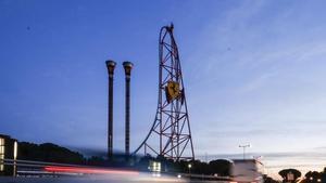 El Ferrari Land es una de las atracciones de PortAventura World cuya seguridad y mantenimiento se revisan con drones de alta precisión.