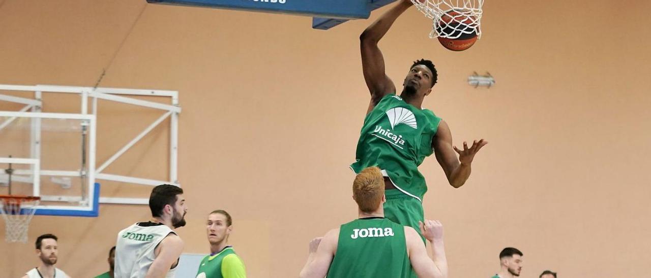 Los jugadores del Unicaja han tenido una semana tranquila de trabajo, sin partido europeo.