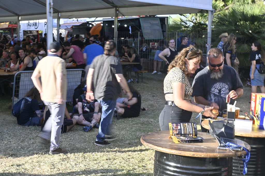 Ambiente de la segunda jornada del Rock Imperium Festival en Cartagena