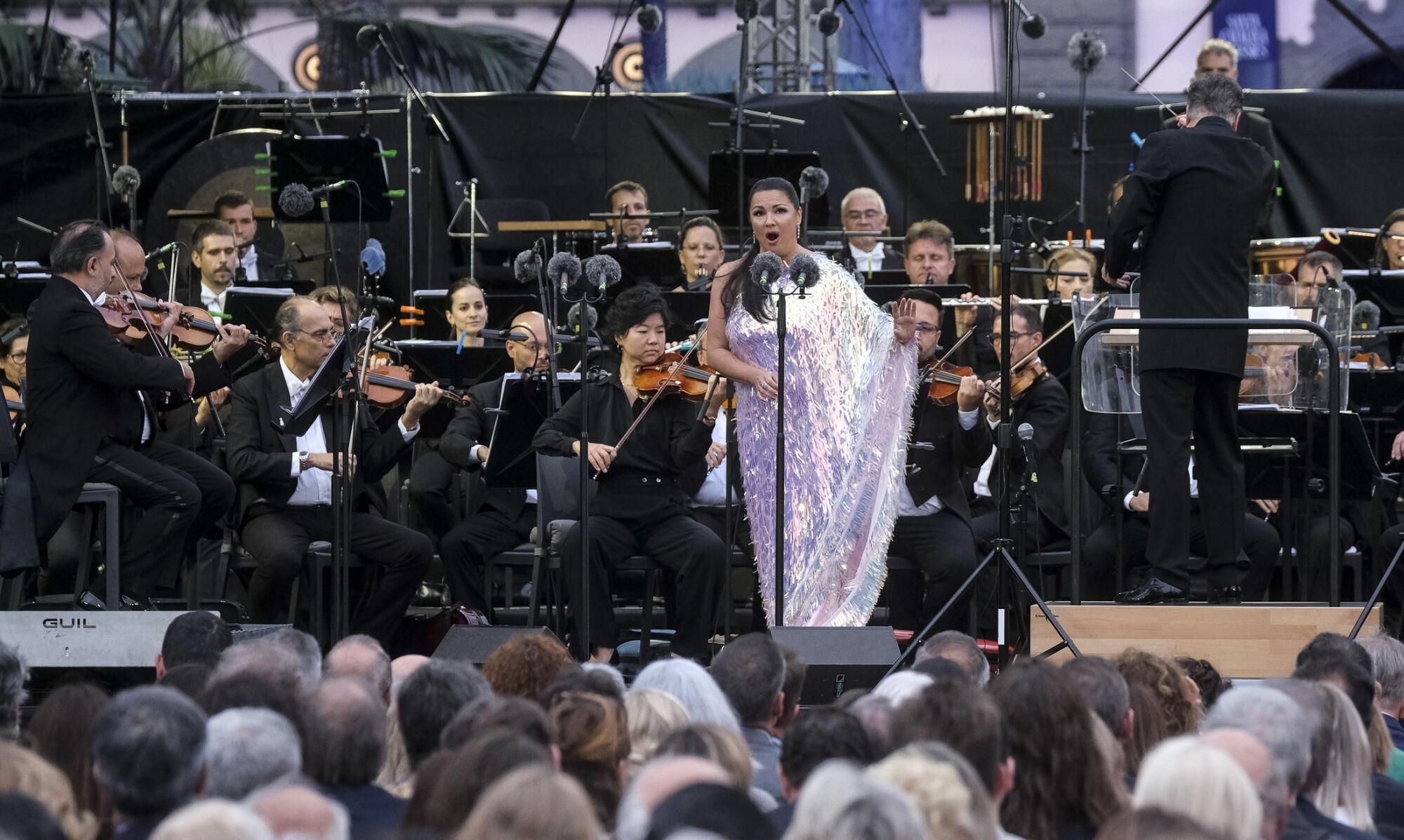Concierto de la soprano rusa Anna Netrebko en el hotel Santa Catalina