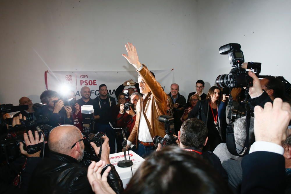 Pedro Sánchez en Castelló