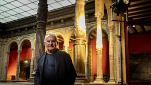 Víctor Manuel en el Patio de la Infanta de Zaragoza.