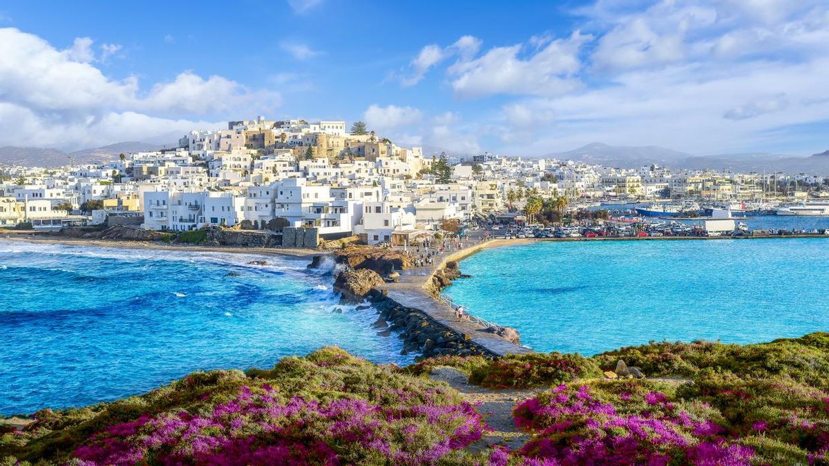 Idílico paisage en la Isla de Naxos