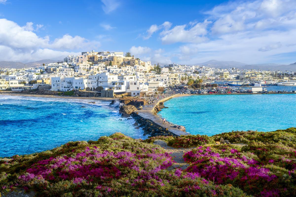 Idílico paisage en la Isla de Naxos