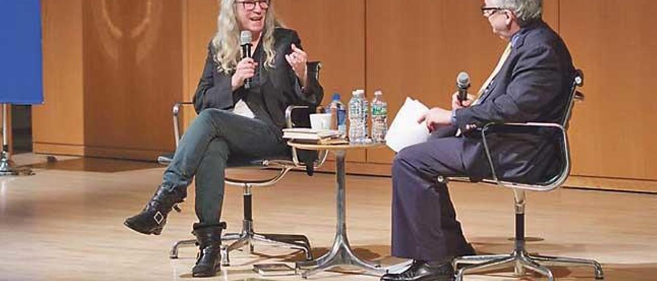 Patti Smith i Kevin Baker, al cicle ´A Stranger in the City´.
