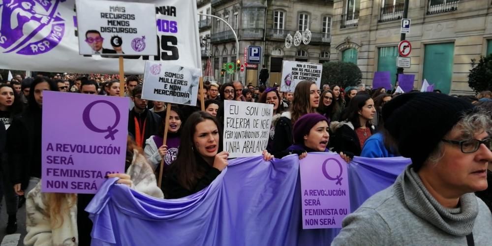 Vigo estalla contra la violencia machista