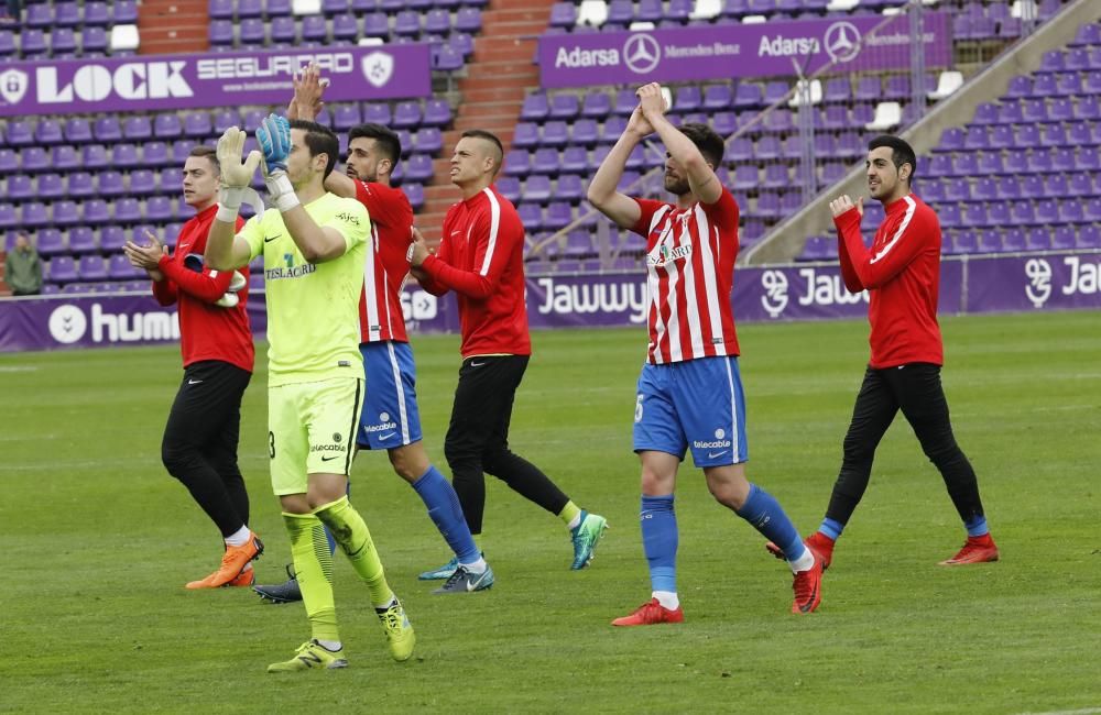 Valladolid - Sporting, en imágenes