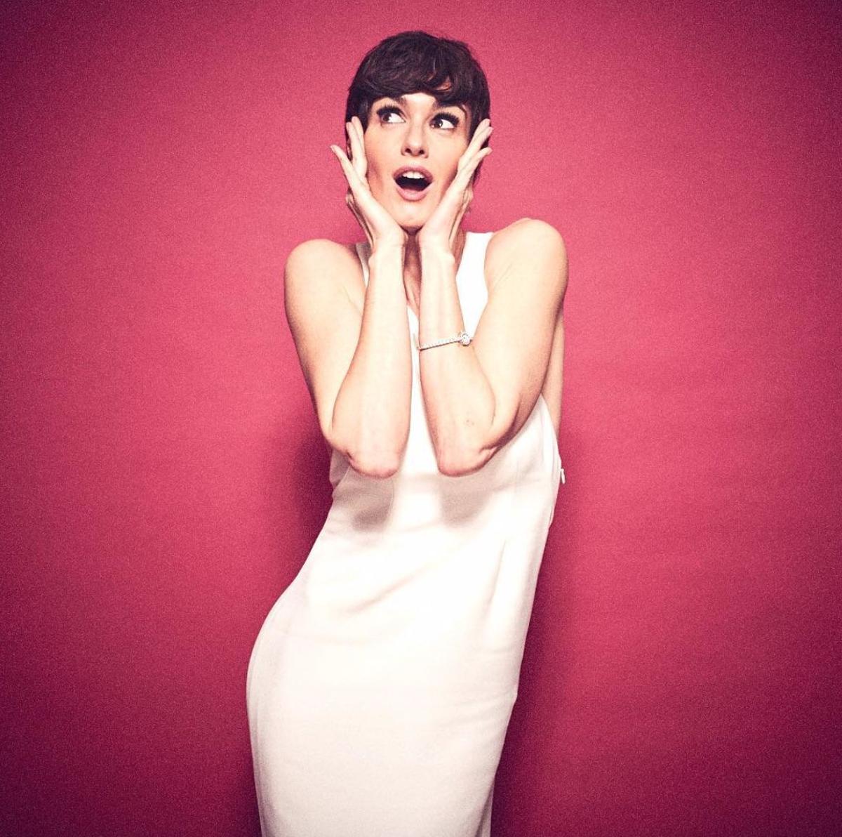 Paz Vega en el backstage de los Premios Goya 2016