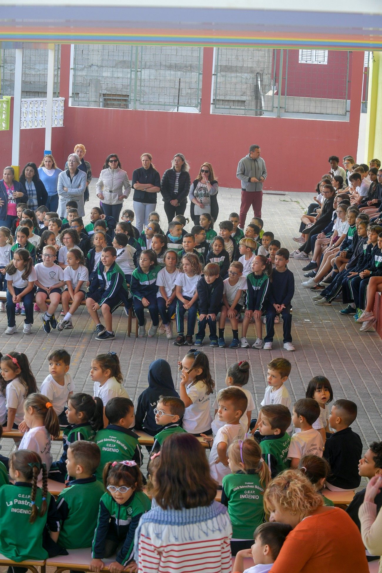 Inauguración del patio 'Manolo Vieira' en el CEIP La Pastrana (Ingenio)