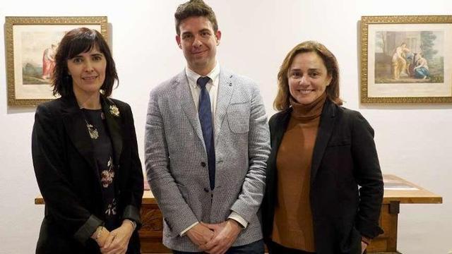 Por la izquierda, Ana Diéguez-Rodríguez, directora del Instituto Moll; Ángel Rodríguez Rebollo, de la Fundación Universitaria Española, y Arantxa Moll Sarasola, responsable del Instituto Moll.