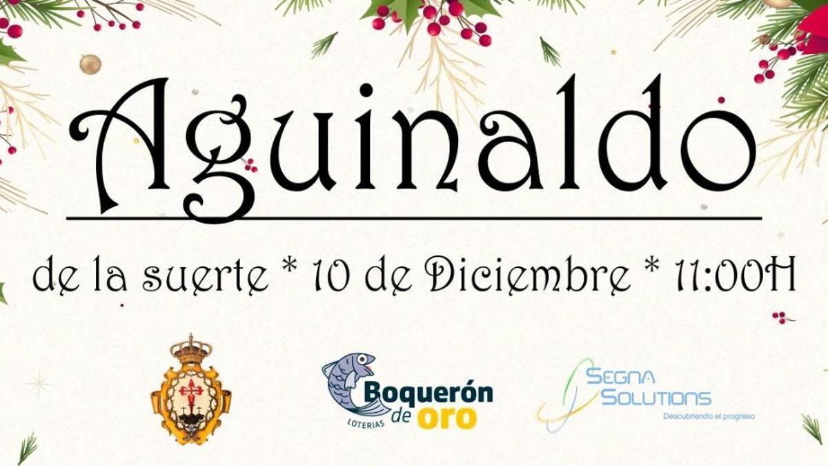 Cartel anunciador del Aguinaldo de Lagunillas