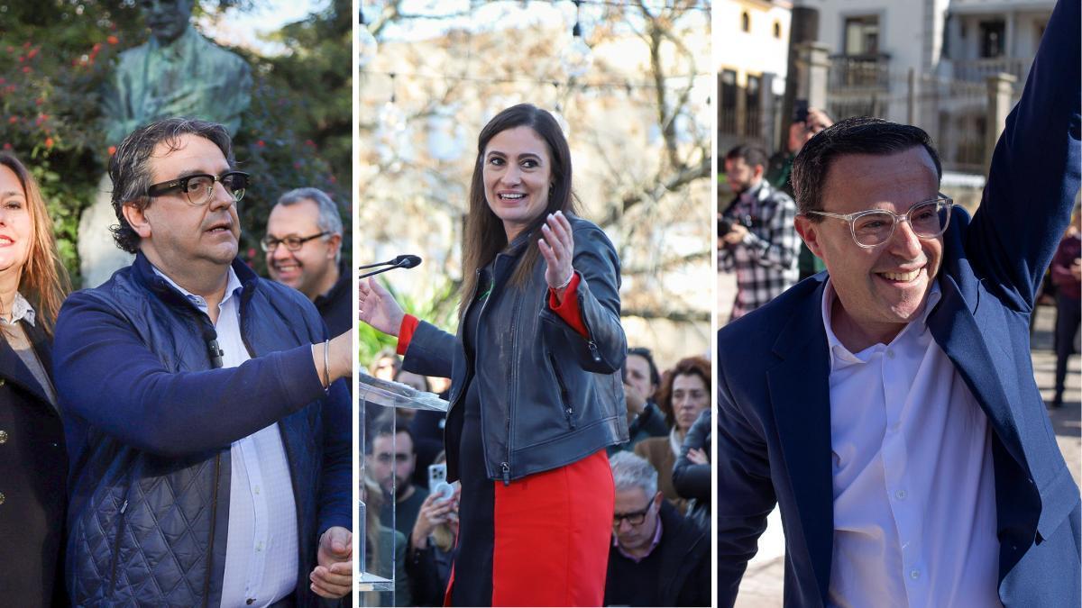 Los aspirantes a liderar el PSOE extremeño presentan sus candidaturas