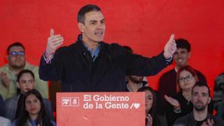 Sánchez agita el temor a la pérdida de derechos por "la coalición del miedo" de PP y Vox