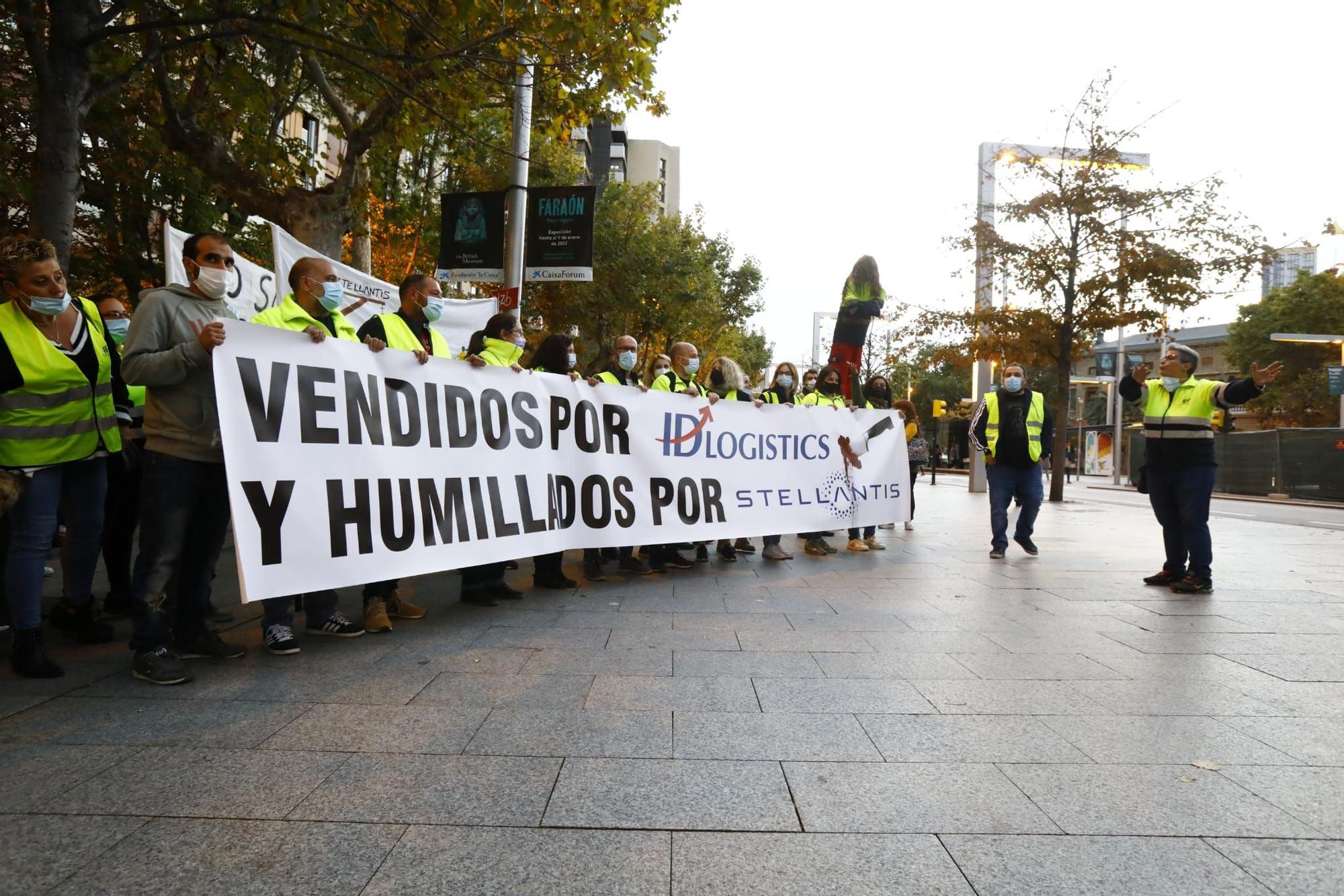 Tarde de protestas en Zaragoza