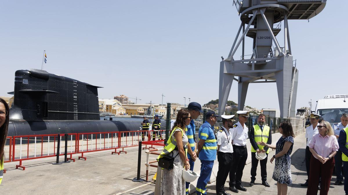 Margarita Robles visita este viernes el astillero de Navantia en Cartagena