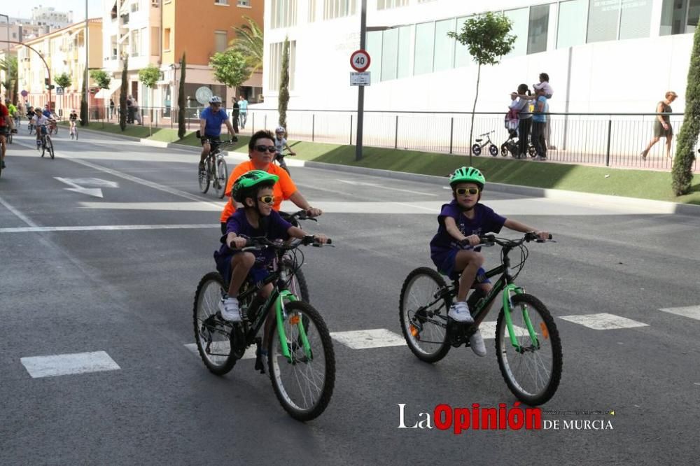 Ciclopaseo para clausular en Lorca los JDG