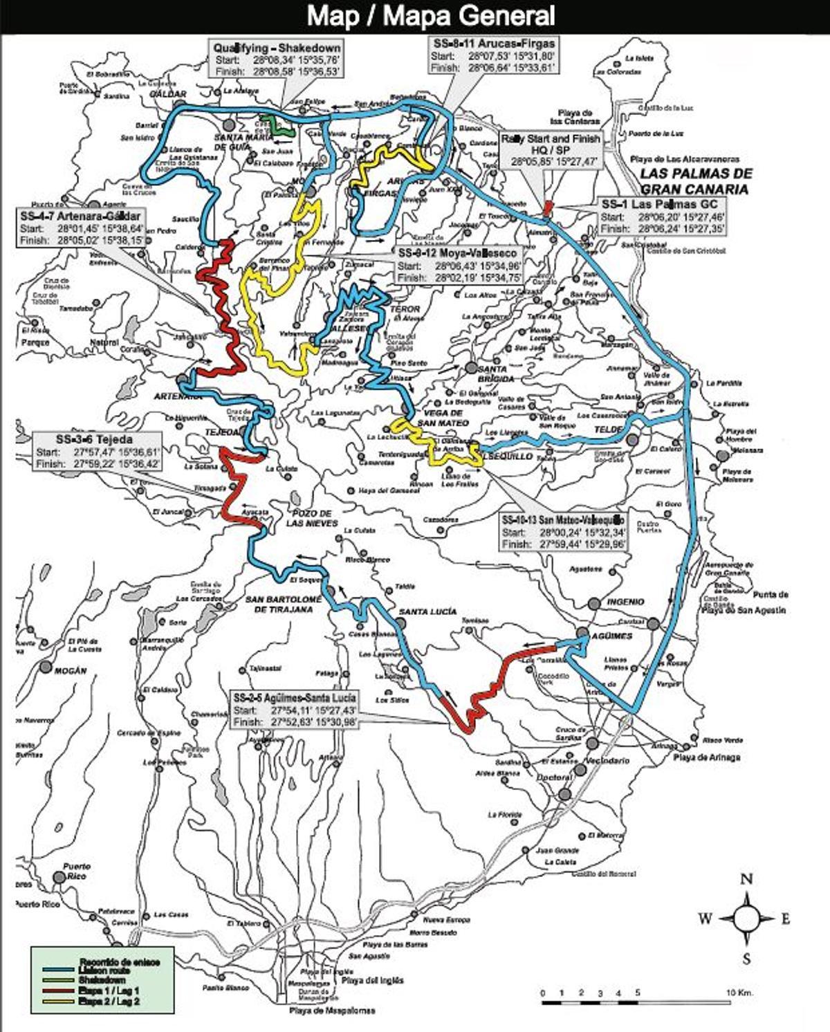 Mapa del recorrido