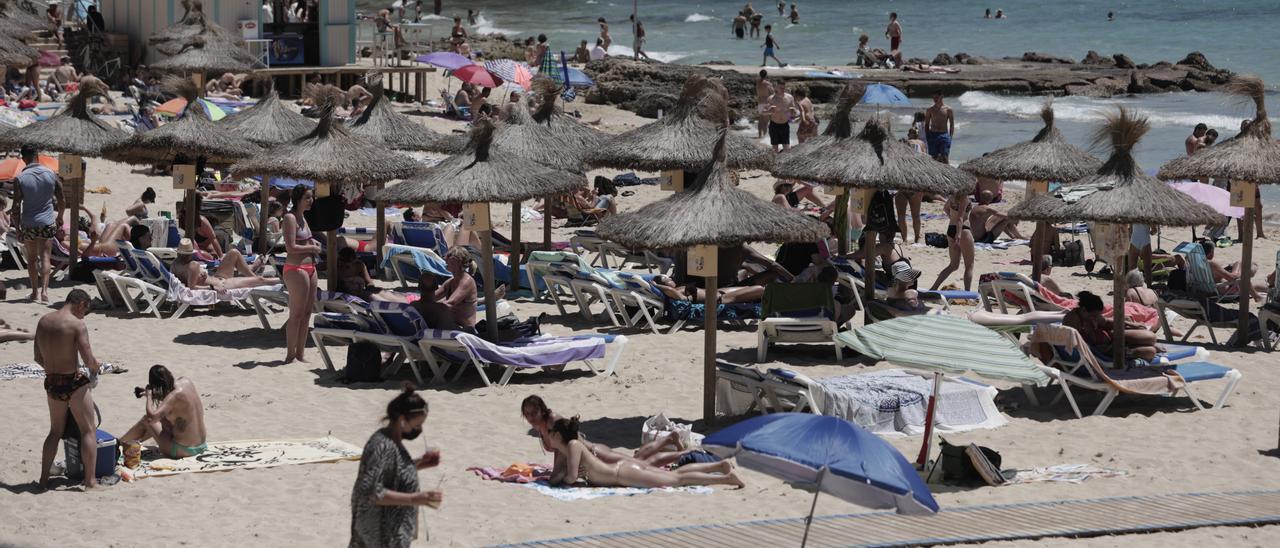 Playa de Cala Major, en Palma