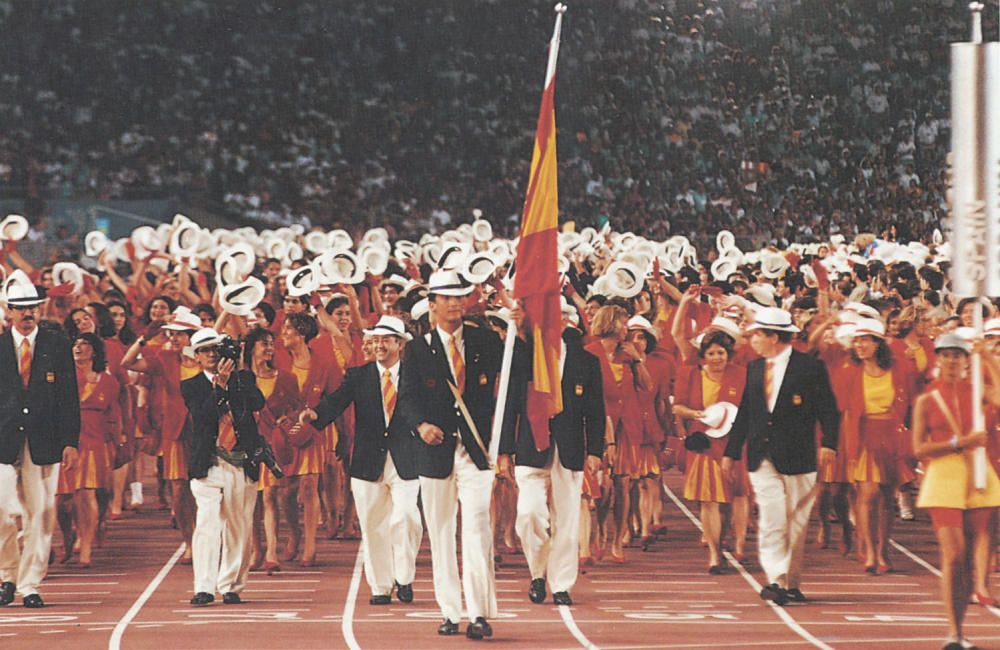 Abanderados españoles en las últimas Olimpiadas
