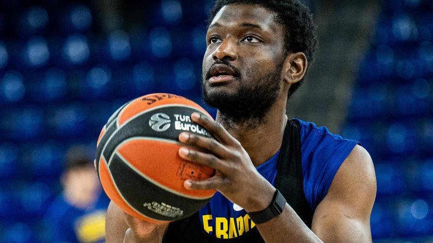 Los azulgrana se ejercitan para preparar el duelo ante el Panathinaikos