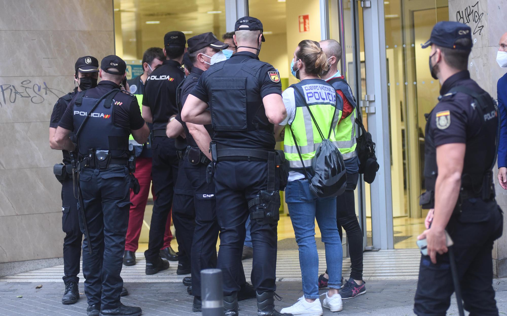 Atraco en una sucursal bancaria en Murcia