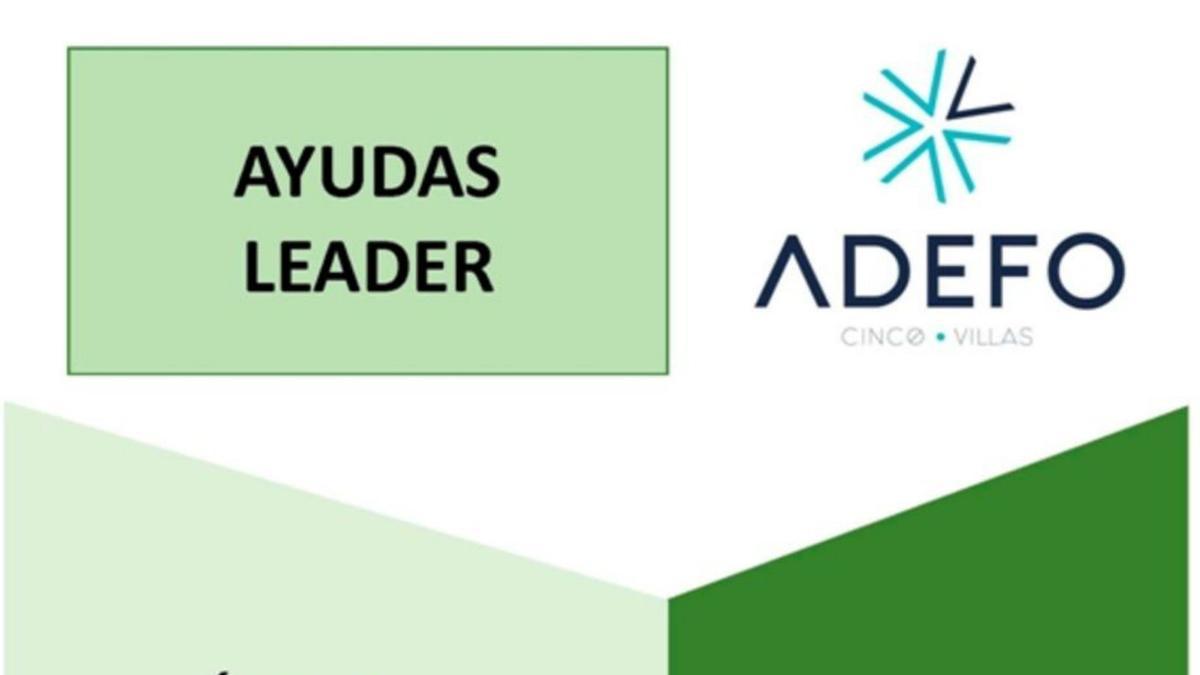 Cartel de la última convocatoria de ayudas Leader. | SERVICIO ESPECIAL