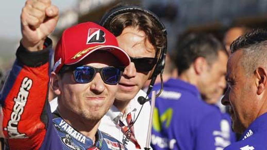 Jorge Lorenzo, campeón del mundo de MotoGP.