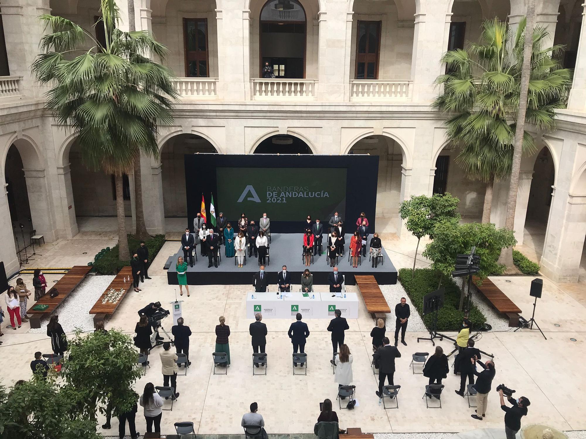 Entrega de los premios por el Día de Andalucía en Málaga