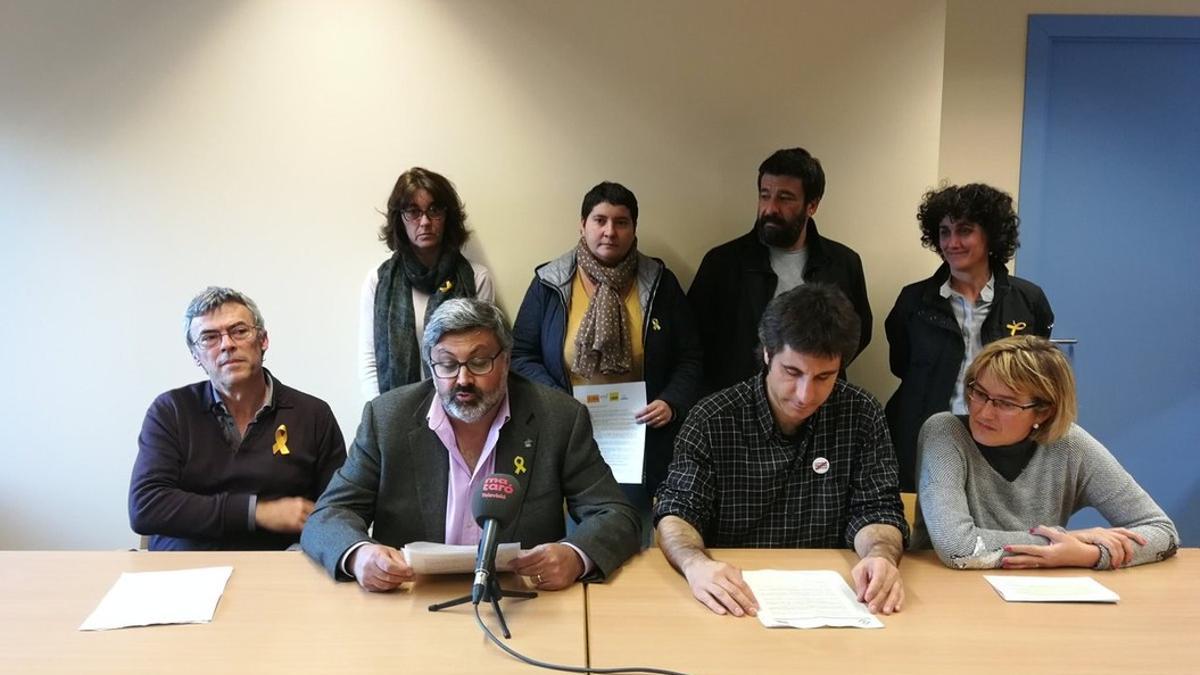Regidores del Ayuntamiento de Mataró contrarios al Código de Conducta.