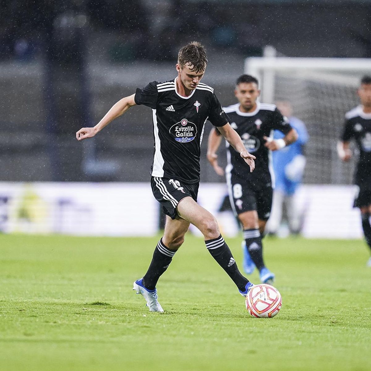 Swedberg, en su debut con el Celta.