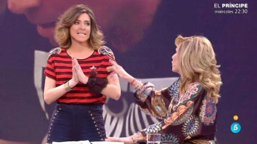 Sandra Barneda y Rosa Benito en El Debate de GH VIP