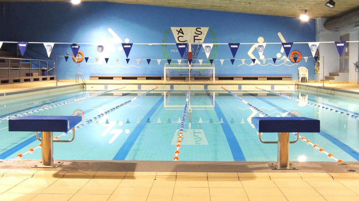 La piscina, principal instal·lació de l'ASCF CN Sallent